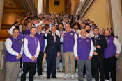 Sen. Clark Celebrates Brownsburg's Bulldogs